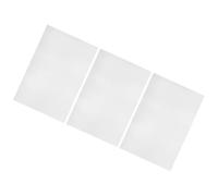 minkissy 3pcs A4 Aluminum Sublimation Metal Sheet Blanks Silver DIY Engraving Craft Aluminum Plates for Industrial Crafting and Decorative Signage