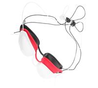 minkissy 3pcs Blackout Eye Portable Eye Shade Uv for Beauty Holiday and Patient Use Black White Red Cover for Light Blocking