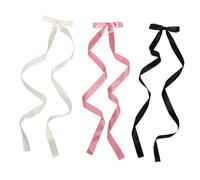 minkissy 3pcs Bow Hair Clips for Women Hair Bows Barrettes Satin Ribbon Hairpins Elegant Bowknot Clip for Girls Pretty for Wedding Events