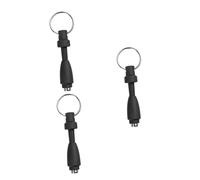 minkissy 3pcs Cigar Punch Keychain Cigar Hole Puncher Pocket Punch Tool Stainless Steel Supply Tool for Smoking The Go