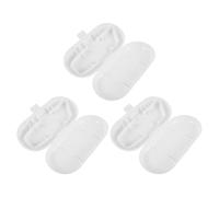 minkissy 3pcs Compact Water Flosser Case Plastic Organizer for Travel Outdoor Oral Irrigator Storage Box Compatible with Philips Cordless Irrigator and Accessories Carry Box Go Oral Hygiene