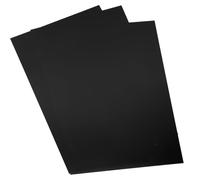 minkissy 3pcs Engraving Blanks Aluminum Plate with Anodized Finish Black Color Sl esthetic Versatile Applications for Creating Signage for Machinery