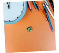 minkissy 3pcs Four-leaf Clover Brooch Shamrock Pin Enamel Shamrock Brooch Pin for Women St Patrick's Day Holiday Jewelry Accessory for Casual Occasions