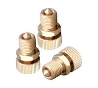 minkissy 3pcs High Pressure Air Bleed Valve 30mpa Copper Pump Accessory with Safety Release Vent Screw for Air Compressors and Heating Systems