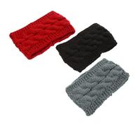 minkissy 3pcs Knit Hair Bands for Women Elastic Ear Warmers Stylish Headwear for Outdoor Activities for Skiing Camping and More Warmth and Comfort Every Wrap