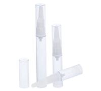 minkissy 3pcs Liquid Foundation Bottle Airless Pump Jar Mini Bottles Travel Cosmetic Containers for Toiletries Leak