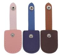 minkissy 3pcs Nail Scissor Cover Cuticle Nipper Container Pedicure Tools Cover Manicure Supply Storage Bag for Toenails Manicure Pedicure