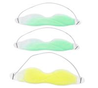 minkissy 3pcs Non-Safe Cryogenic Liquid Relief Cooling Gel Eye Masks Therapeutic Sleep Eye Random Color