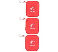 minkissy 3pcs Portable Bag Emergency Bag Small Medicine Handle Design for Car Yacht Boat Bike Motorcycle