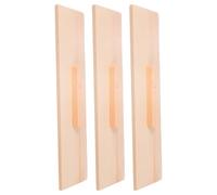 minkissy 3pcs Rectangular Wooden Soap Mold Lids for DIY Soap Making Supplies Minimizing Air Bubbles and Versatile Application for Crafting