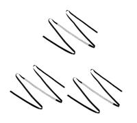 minkissy 3pcs Rhinestone Wedding Sash Belt for Bride Dress Decoration Elegant Rhinestone Satin Ribbon Waist Chain Bridal Accessory for Special Occasions