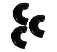 minkissy 3pcs Saxophone Neck Strap Rubber Sleeve Swivel Hook Protector for Alto Tenor Sax with Wear Resistant Cover Metal Hook Bumper Guard Replacement Accessories