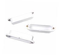 minkissy 3pcs Single Coil Guitar Pickup Cover Set No Holes Eyes Covers and Stylish Accessory for Electric Guitar