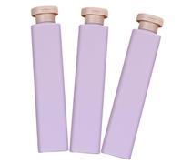 minkissy 3pcs Square Lotion Bottle Empty Soap Dispenser Refillable Liquid Dispenser for Bathroom Travel Use