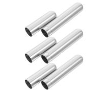 minkissy 3pcs Stainless Steel Cigar Tube Single Cigar Holder Tube Portable Moisture Case Crush Proof Extends Freshness 6.61x0.87in for Business Trips