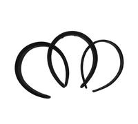 minkissy 3pcs Thick Velvet Headband Set for Women Comfortable Padded Hairbands Classic Black Non Slip Fashion Accessories for Daily Wear Special Occasions