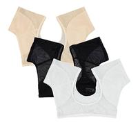 minkissy 3pcs Underarm Sweat Vest Breathable Absorbent Short Sleeve Vest Armpit Care Shirt for Yoga Runnig Sports Training (3 Colors)