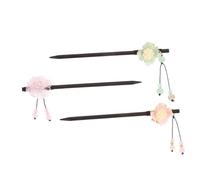minkissy 3pcs Unique Vintage Hairpin Ancient Chinese Wooden Hairpin Ancient Design for Lady