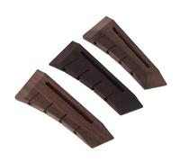 minkissy 3pcs Wood Ukulele Bridge - Acoustic Guitar Bridge Saddle Kit Easy Installation for 4 String Ukuleles Stage Performance & Daily Practice