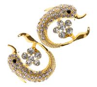 minkissy 3sets Bling Dolphin Brooch Pins for Women Decorative Rhinestone Jewelry for Parties Weddings and Everyday Style Versatile Fashion Accessories for Coats Dresses and Scarves 2pcs*3