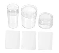 minkissy 3sets Diy Nail Art Stamper Nail Art Stamp French Manicure Tools Stamper and