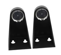 minkissy 3sets Magnetic Soap Holder Black Rustproof Easy Install Elegant Design Soap Rack Kitchen Bathroom 2pcs*3