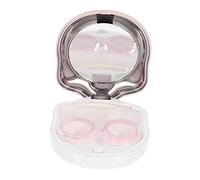 minkissy 3sets Travel Case Lock Leakproof Lens Holder Halloween Contact Lense Case Compact