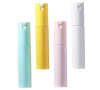 minkissy 4 Pcs 30ml Travel Spray Bottles Set, Refillable Portable Lotion Containers, Leakproof Plastic Empty Sub Bottles for Cosmetics and Essential Oils, Suitable for Travel and Daily Use