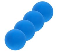 minkissy 4 Pcs Blue Hollow Rubber Squash Training Balls High Elastic Bounce Lightweight Reaction Practice for Beginners and Professionals Portable Mini Sports Balls