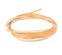 minkissy 4 Rolls Natural Bamboo Strips for Basket Weaving, Flat Rattan Cane in 0.3cm to 1cm Widths, 3 Meter Long Handmade Bamboo Webbing Material for Wedding Decorations and DIY Craft