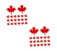 minkissy 40 pcs Maple Leaf Brooches Metal Pins Durable Decorative Badges for Clothes Women Accessories Autumn Festival Gifts