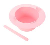 minkissy 400ml Waxing Silicone Bowl with Non-stick Surface and Antislip Base, Reusable Wide-mouth Shallow Silicone Melting Bowl for Sensitive Skin, for Bedroom and Salon Use