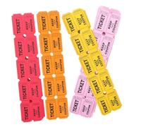 minkissy 400pcs Raffle Tickets Roll for Events and Parties Large Carnival Entrance Tickets for Fundraisers Door Prizes Classroom Rewards Red Yellow Orange Pink