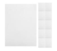 minkissy 40pcs Braille Practice Paper Tactile Paper for Blind Students White Special Tactile Material Supports Reading and Writing Skills Wide Compatibility Home and School Use