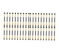 minkissy 40pcs Dual-end Eye Shadow Brush for Women Precision Eye Makeup Applicator Compact and Portable Brushes for Blending and Highlighting