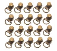 minkissy 40pcs Durable Stainless Steel Boot Repair Kit Stylish Eyelet Hooks Buckles for Hiking and Sports Shoes Shoelace Accessories Convenient Shoe Lace Replacement