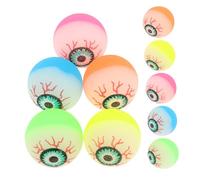 minkissy 40pcs Halloween Eyeball Pattern Bouncing Balls Scary Bouncy Balls for Creative Horror Jumping Lightweight and Fun Party Favor