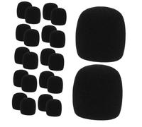 minkissy 40pcs High-density Sponge Microphone Covers Anti-slip Windscreens for Handheld Mics Noise Isolation for Ktv Recording Conference Use Soft Protective Sleeve
