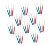 minkissy 40Pcs Interdental Brush with Durable Wire Push Pull Design for Oral Cleaning Between Teeth for Braces and Everyday Use