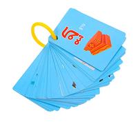 minkissy 45Pcs Vocabulary Builder Flash Cards for Educational Picture Cards for Early Learning Lightweight and Portable Learning Supplies