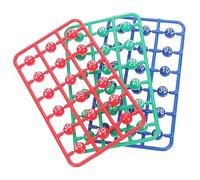 minkissy 49pcs Colored Raffle Balls with Numbers for Party Games Lottery Balls for Activity Drawings Portable Bingo Game Props for Raffle Events and Celebrations