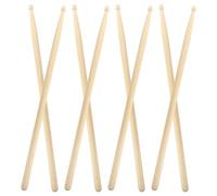 minkissy 4pairs Maple Wood Jazz Drumsticks Drumsticks Ahead Hand Drumming Stick Bundle