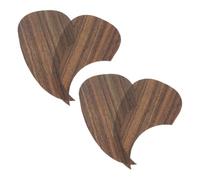 minkissy 4pcs Acoustic Guitar Pickguard Wood Grain Simulation Guitar Self-adhesive Pickguard for Protects from Scratching Plate