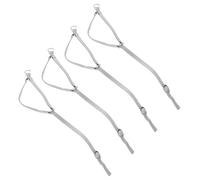 minkissy 4pcs Adjustable High Heel Straps PU Drop Ankle Accessories for Women Detachable Shoelace Bands for Weddings Parties Special Events Enhances Comfort Foot Fatigue Relief