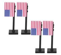 minkissy 4pcs Army Playset with American Flags Independence Day Decoration Soldiers for Creative Roleplay Educational Historical Interest and Festive Imaginative Play
