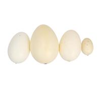 minkissy 4pcs Bird Eggs Model Simulation Lightweight Speckled Egg for Assorted and Colors for Painting Practice and Easter Crafts