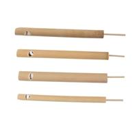 minkissy 4Pcs Birdcall Flute Durable Lark Whistles for Creative Musical for Teaching Music and Cultivating Interest Safe and Whistle Instruments