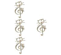 minkissy 4pcs Cat Brooch Pin with Zircon Design Cute Japanese Style Corsage for Women Elegant Costume Accessory for Special Occasions