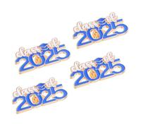 minkissy 4pcs Class of Graduation Brooch Pin Enamel Lapel Badge for Students Commemorative Doctoral Cap Pins Graduation Gift and Ceremony Decoration