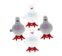 minkissy 4pcs Clockwork Pigeon Interactive Desktop Decor for Safe Material Engaging Wind Up Plaything for Boys and Random Colors Random Color